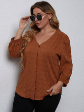 Plus Guipure Lace Trim Blouse Sai Feel